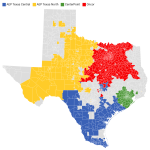 Texas Electricity Utility Services Areas - TDU